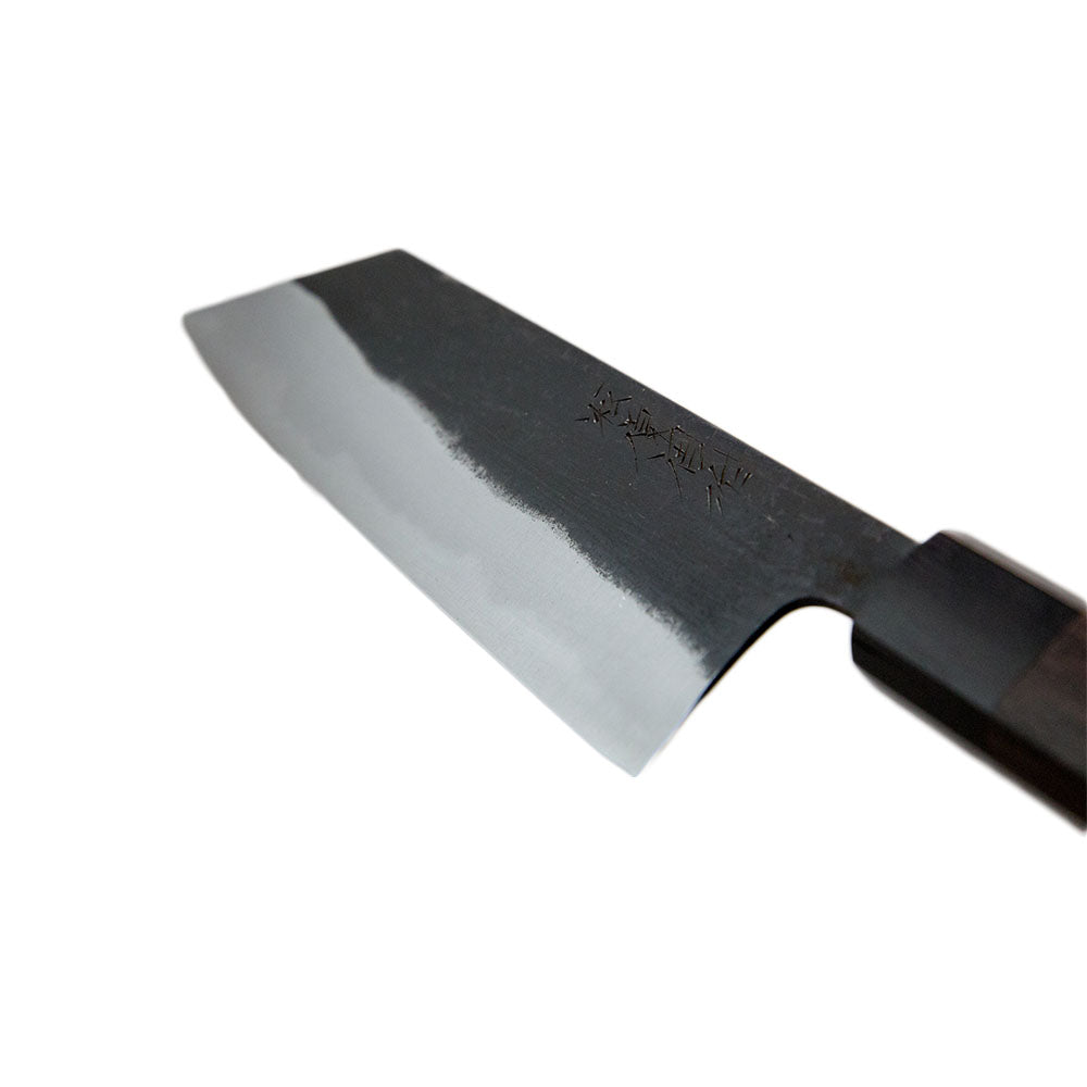 Couteau Bunka 170mm, Shirogami Steel, Kurouchi finish